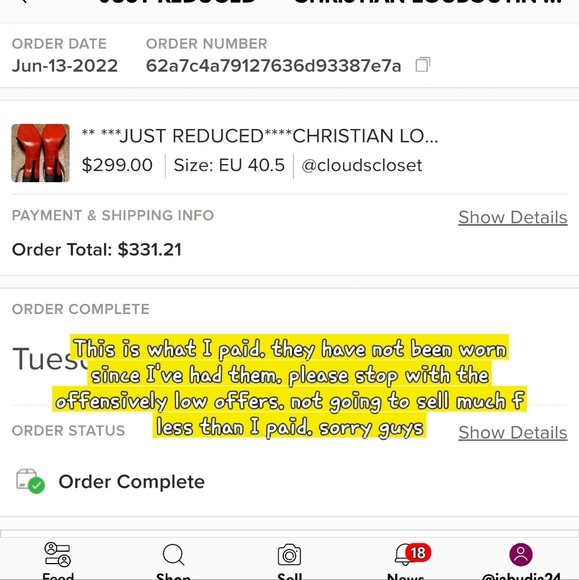 CHRISTIAN LOUBOUTIN Black CREPE SATIN 4” STILETTOS 40 1/2 - Picture 16 of 16